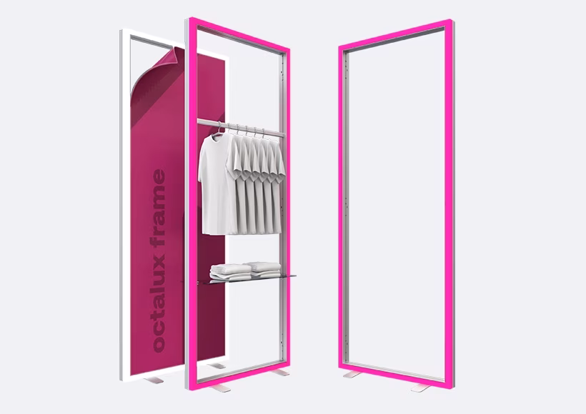 octalux frame: let your brand shine