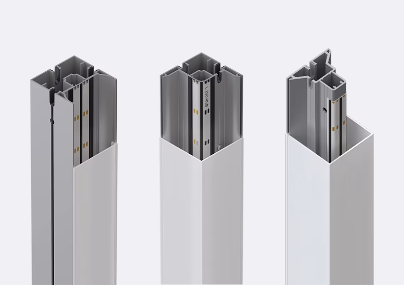 Robusni aluminij, prozirna plastika